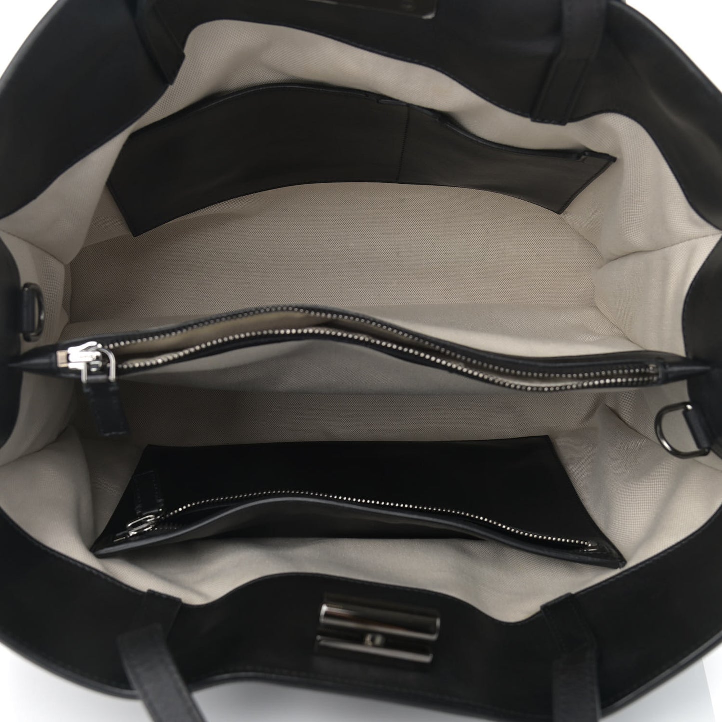 Calfskin Natalia Tote Black