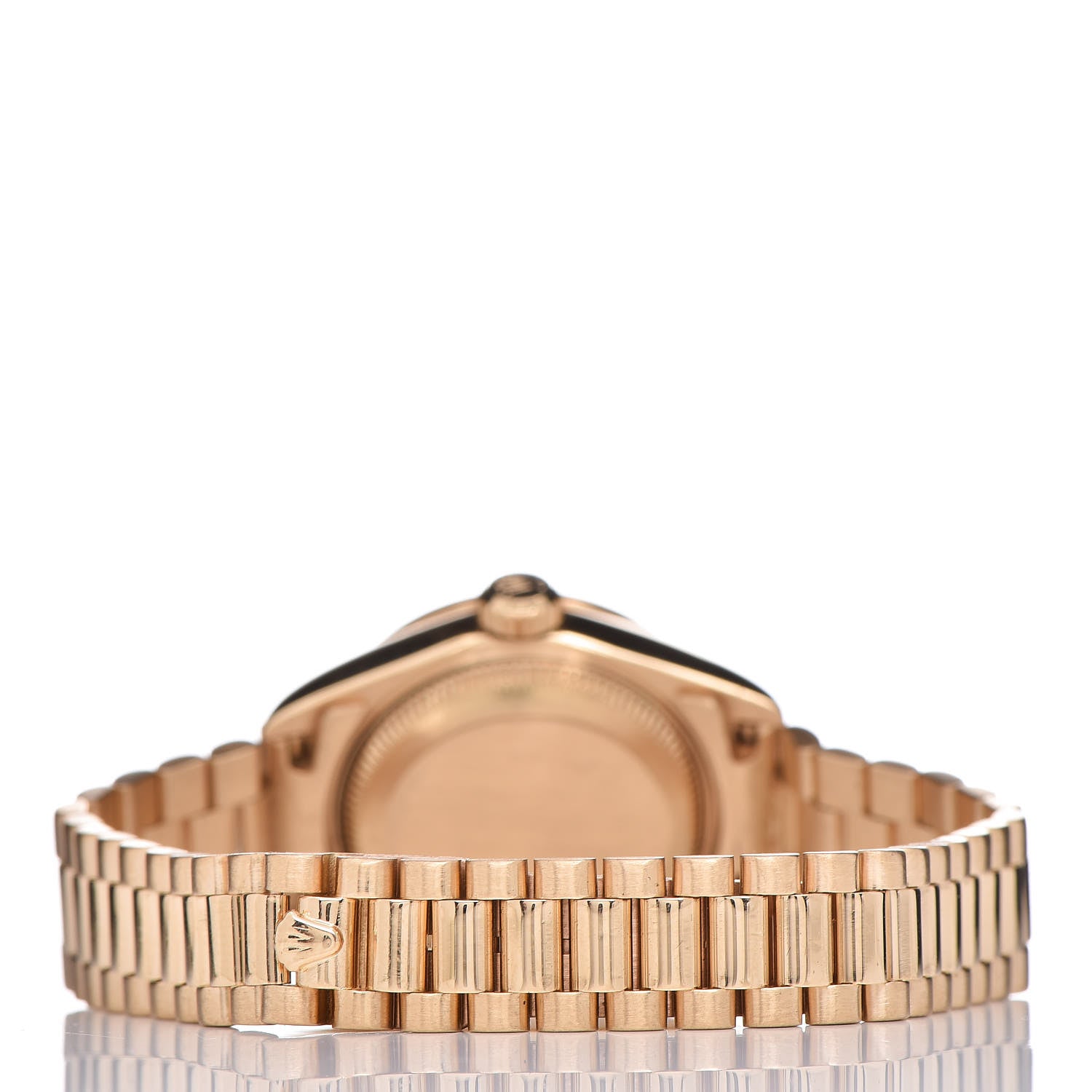 Rolex 18K Yellow Gold Diamond 26mm Datejust President Watch Champagne 69138 4 of 6