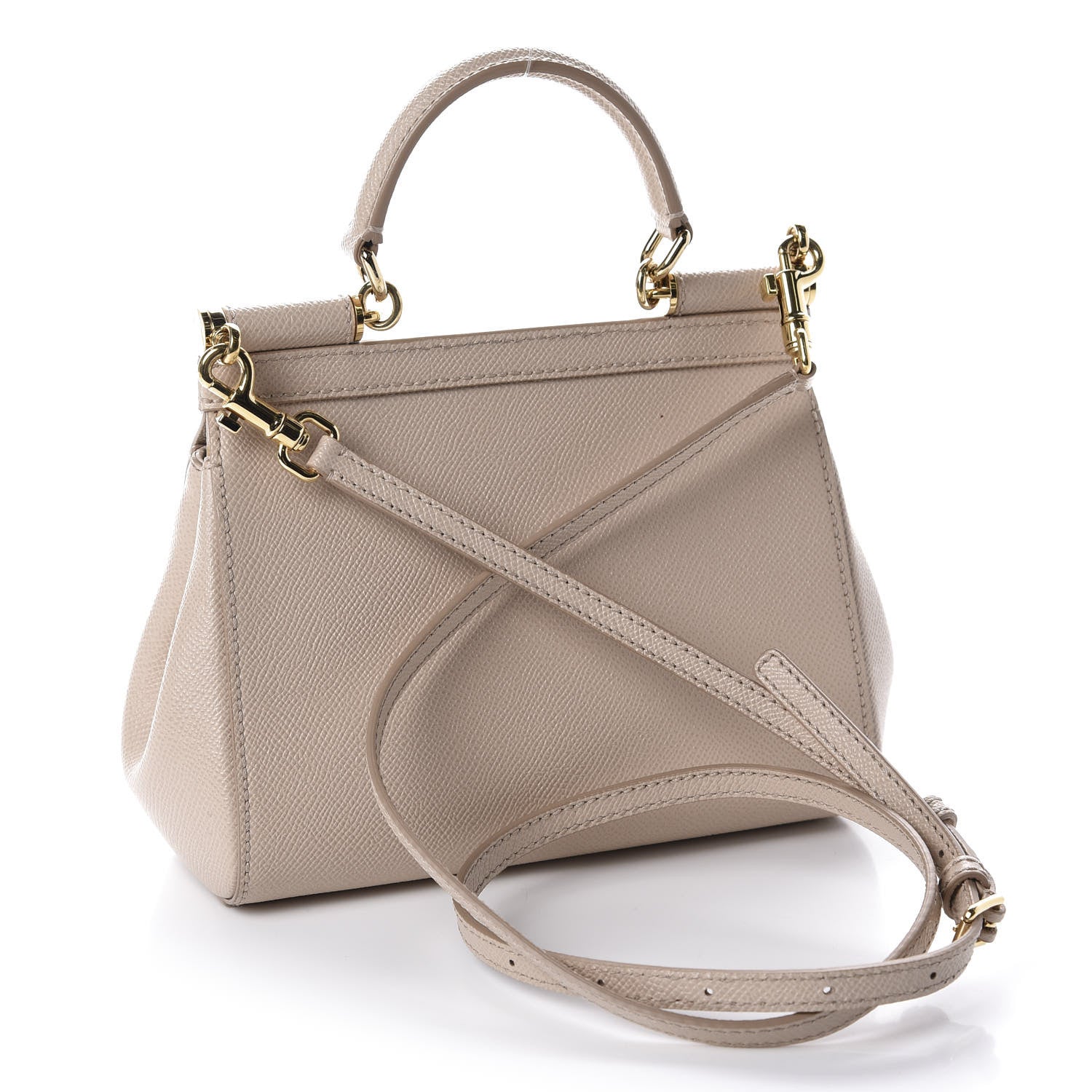 Dolce & Gabbana Dauphine Small Miss Sicily Satchel Rosa Carne 3 of 9