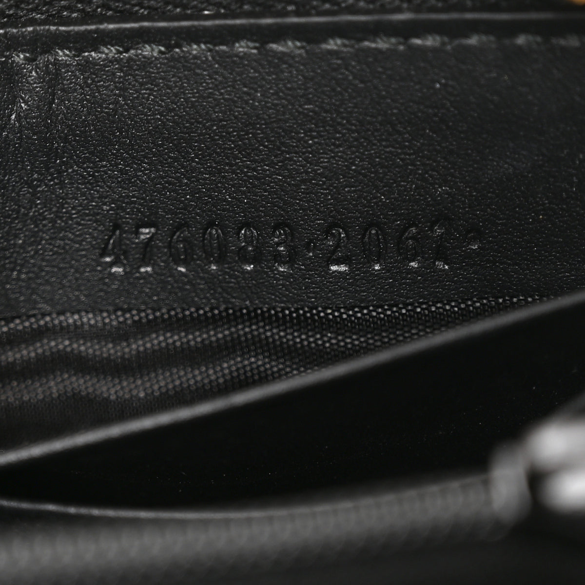 Calfskin Sylvie Zip Around Wallet Hibiscus Red