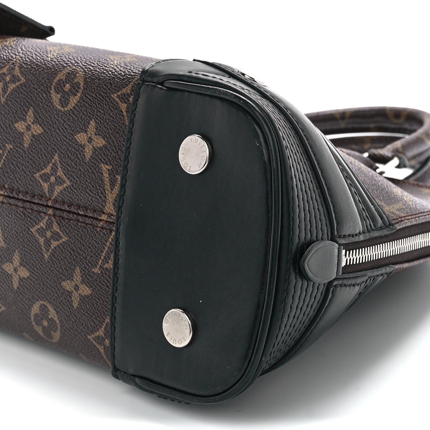 Louis Vuitton Shiny Monogram Alma PM Black 11 of 11