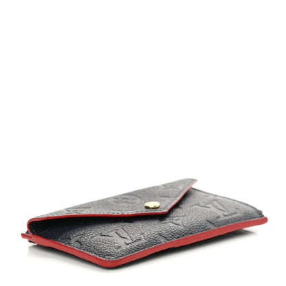 Louis Vuitton Empreinte Recto Verso Card Holder Marine Rouge 4 of 7