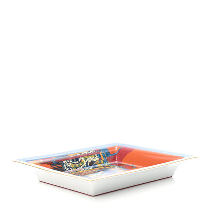 Hermes Porcelain Selle De Dignitaire Change Tray 5 of 6