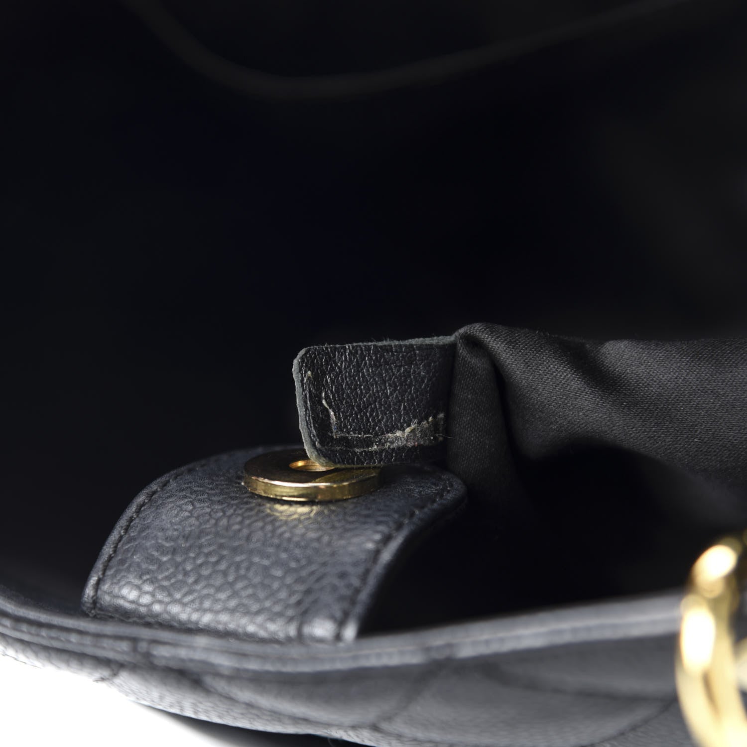 Chanel Caviar Quilted Petit Shopping Tote PST Black 9 of 11