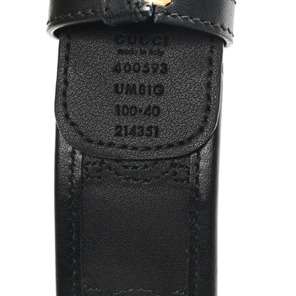 Gucci Calfskin GG Matelasse Belt 100 40 Black 3 of 5