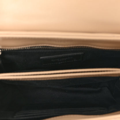 Saint Laurent Calfskin Y Quilted Monogram Toy Loulou Crossbody Bag Nude Powder 5 of 10