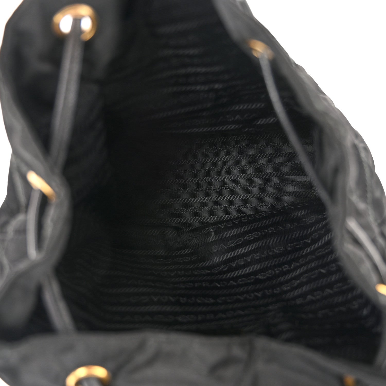 Prada Tessuto Nylon Vela Quilted Chain Backpack Black 5 of 13