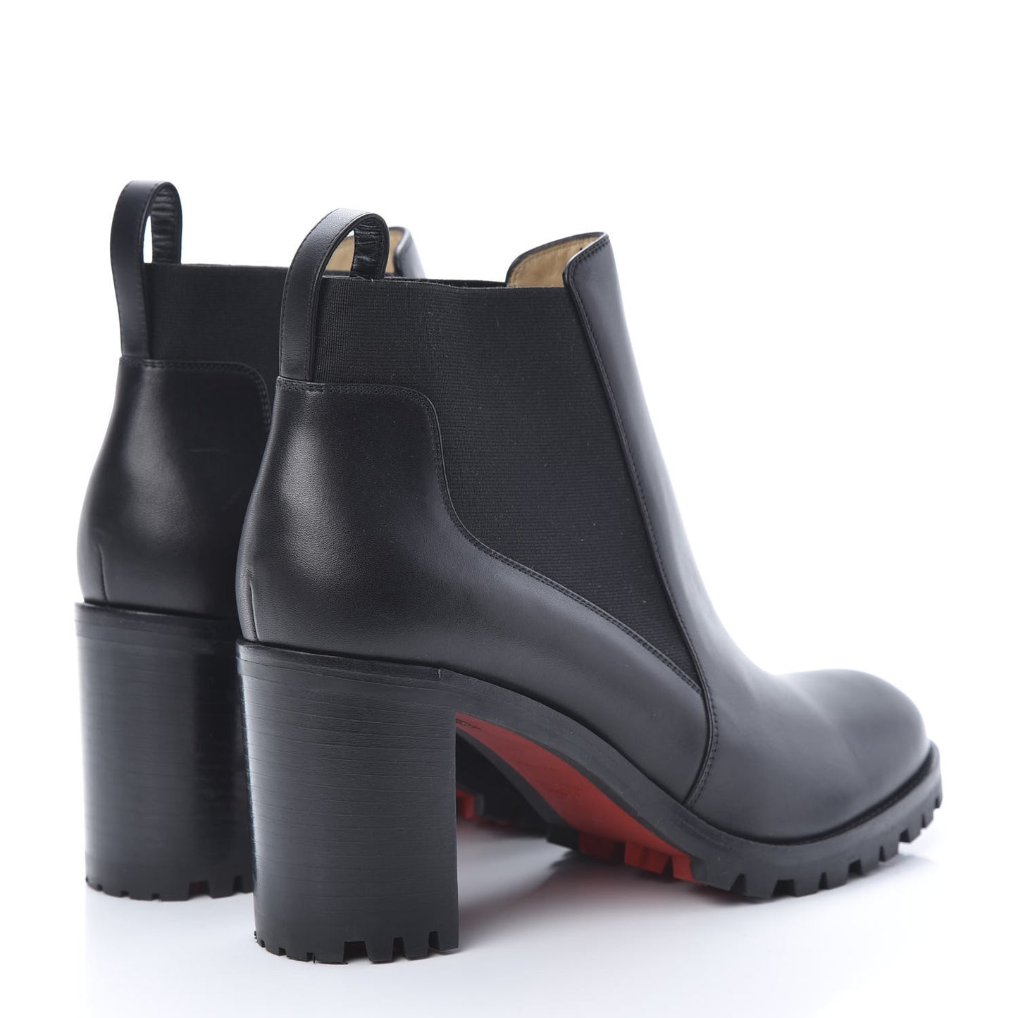 Calfskin Marchacroche 70 Chelsea Boots 40.5 Black