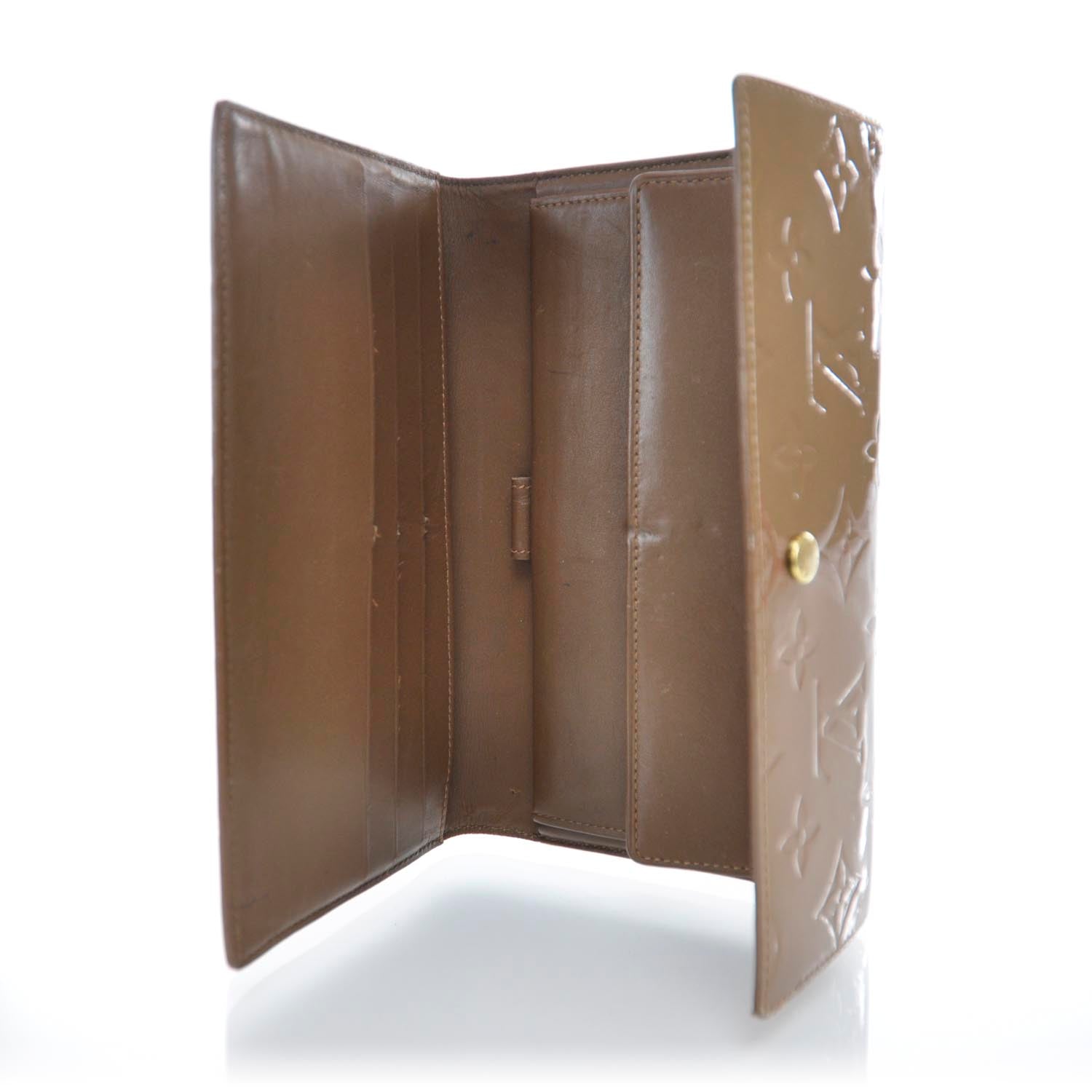 Louis Vuitton Vernis Porte Tresor International Wallet Bronze 5 of 12