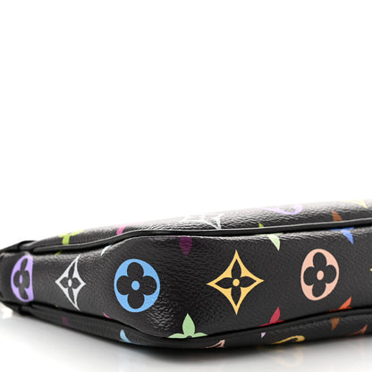 Louis Vuitton LV X TM Monogram Multicolor Pochette Accessories Black 8 of 10
