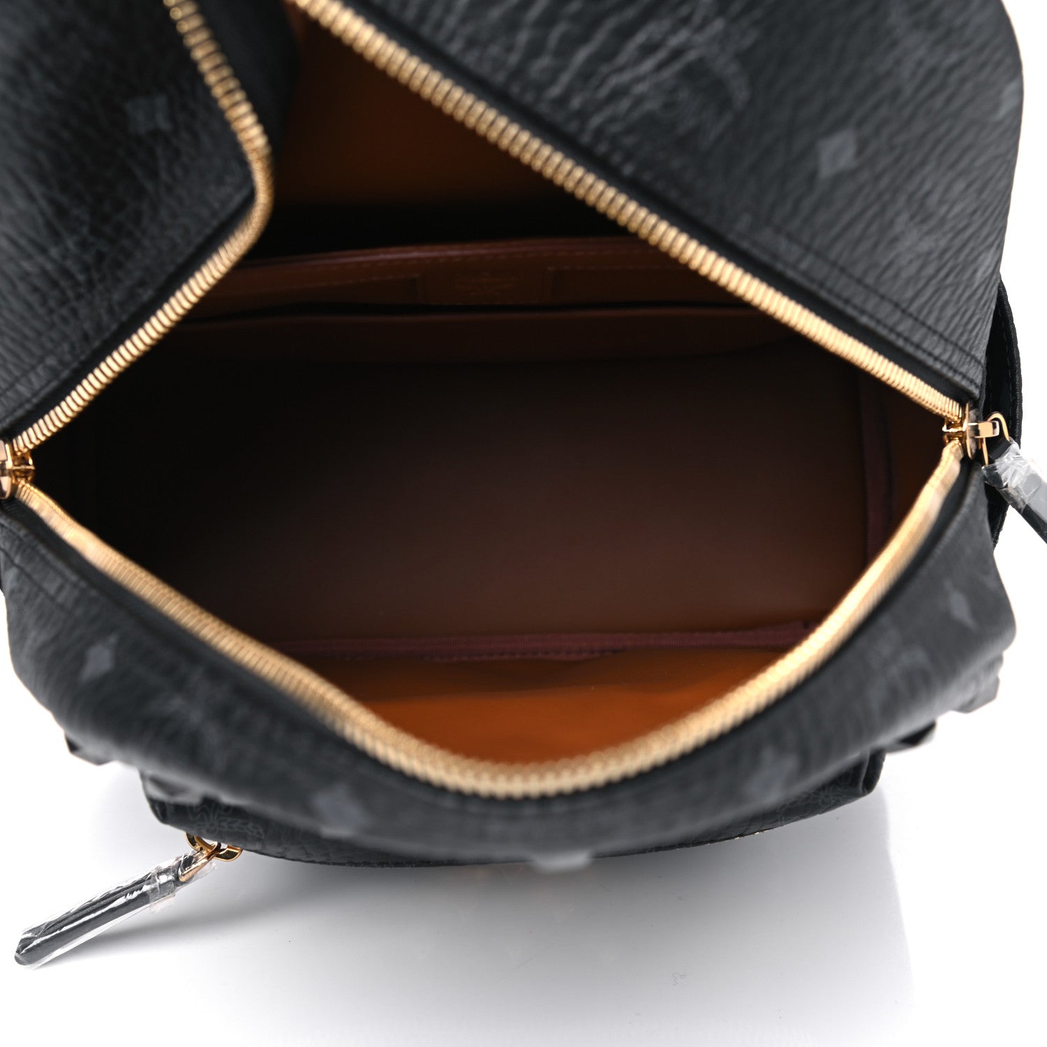 MCM Visetos Studded Small Stark M Backpack Black 4 of 7
