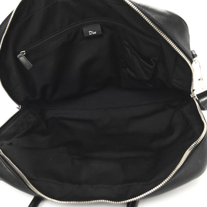 Christian Dior HOMME Calfskin Ribbed Briefcase Black 6 of 11