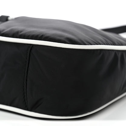 Saint Laurent Econyl Nylon Le 5 A 7 Hobo Black White 10 of 10