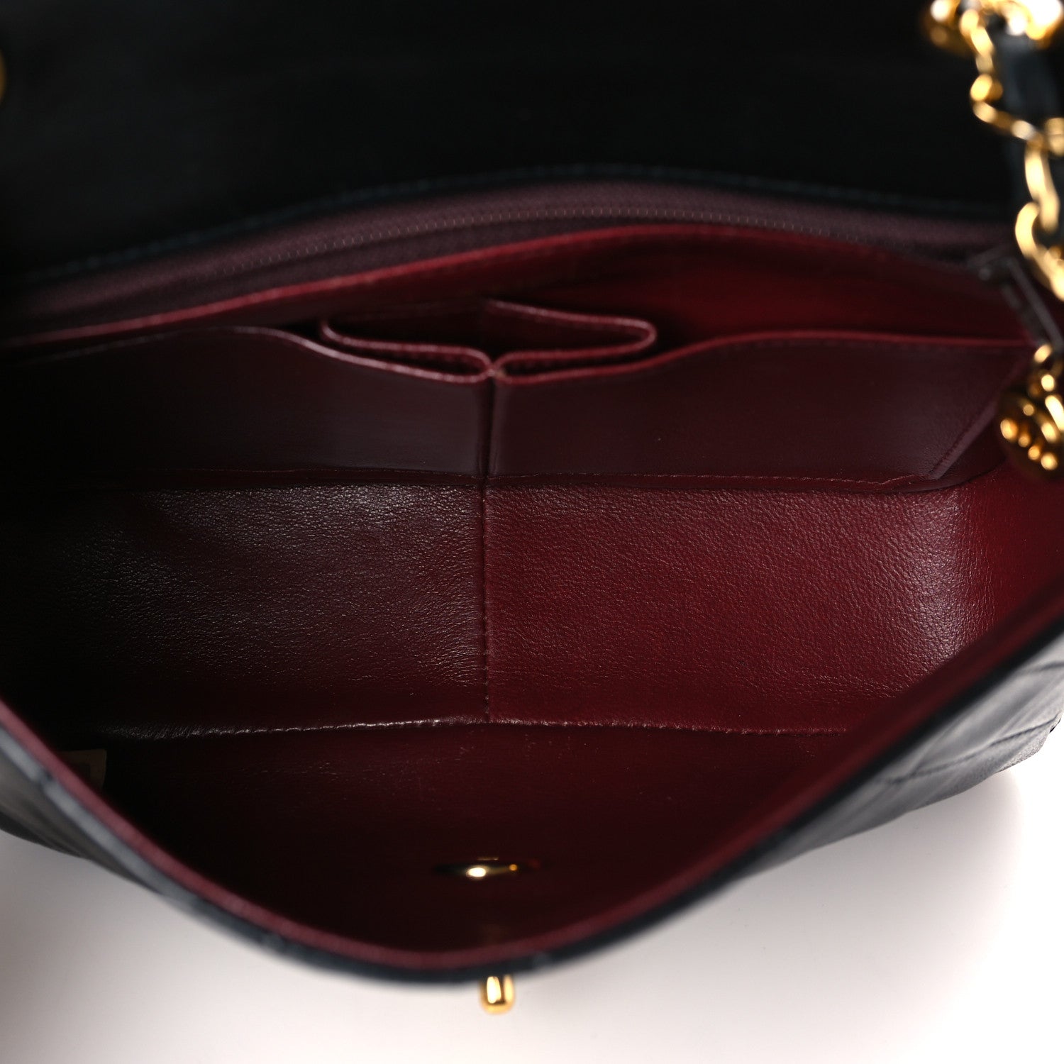 Chanel Lambskin Quilted Mini Square Flap Black 5 of 9