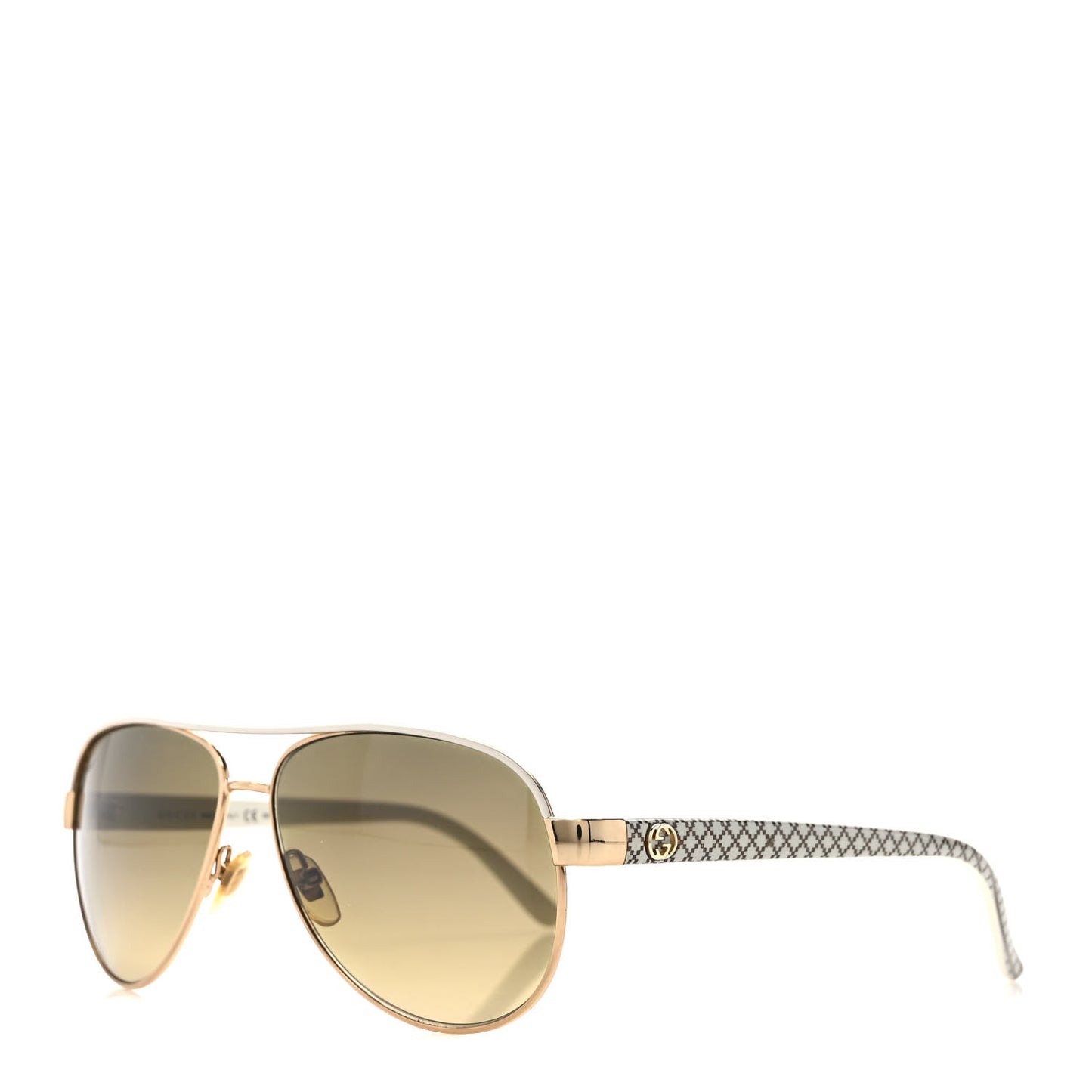 Aviator Sunglasses GG 4239/S White Gold