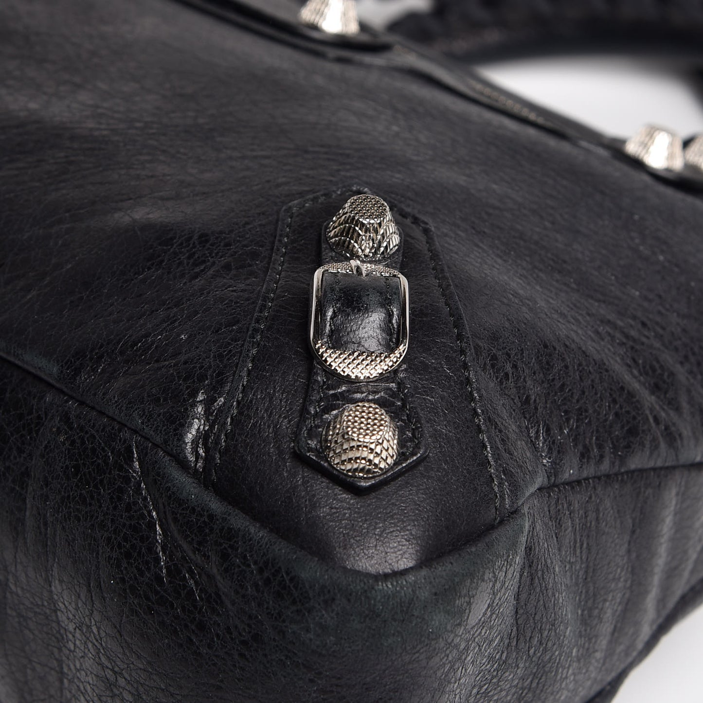 Agneau Giant 12 Silver Hardware Town Black