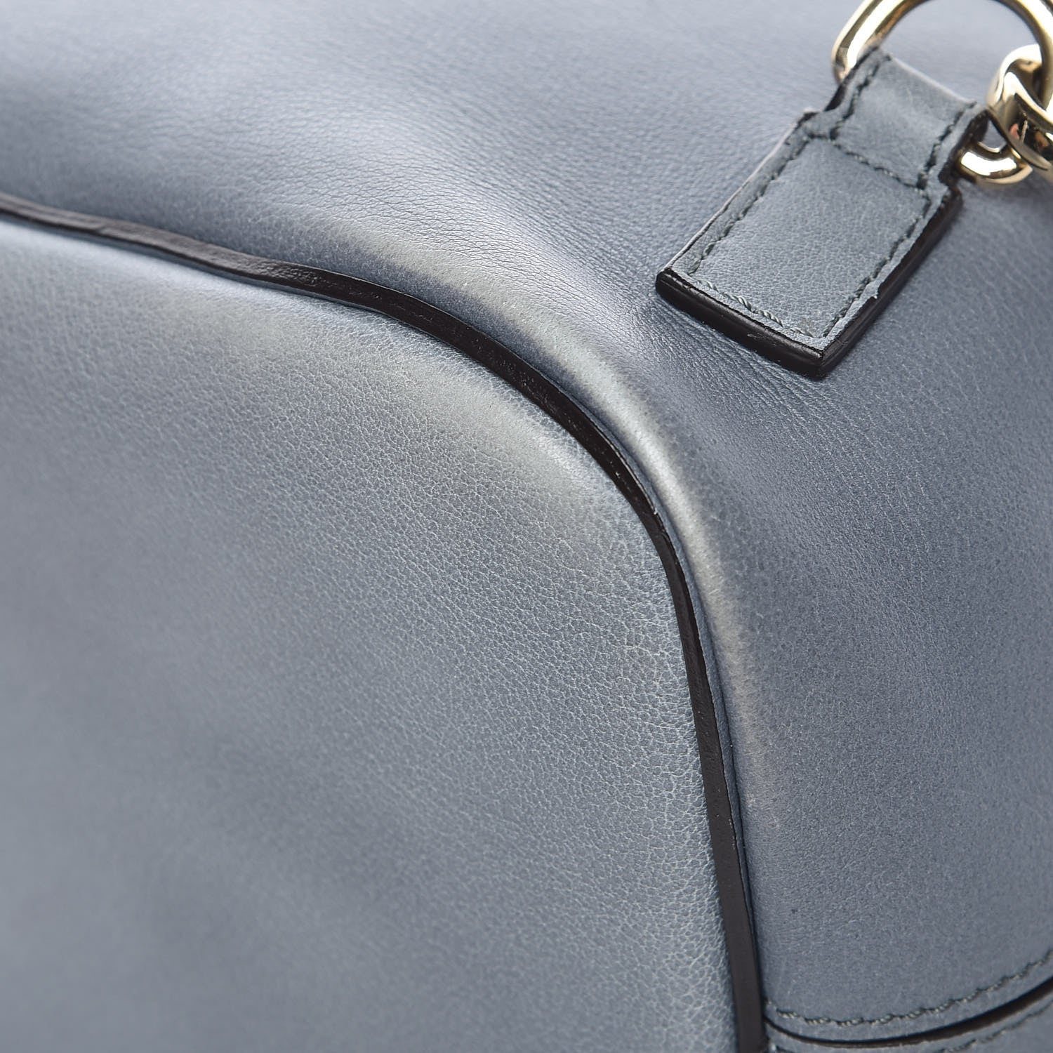Chloe Suede Calfskin Small Faye Backpack Cloudy Blue 18 of 18