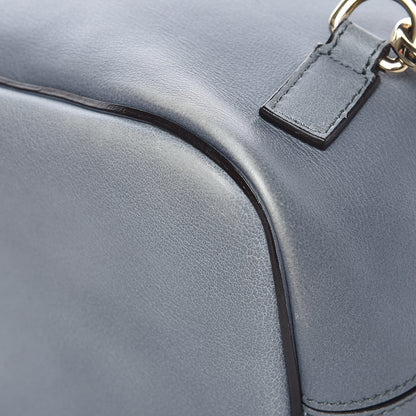 Chloe Suede Calfskin Small Faye Backpack Cloudy Blue 18 of 18