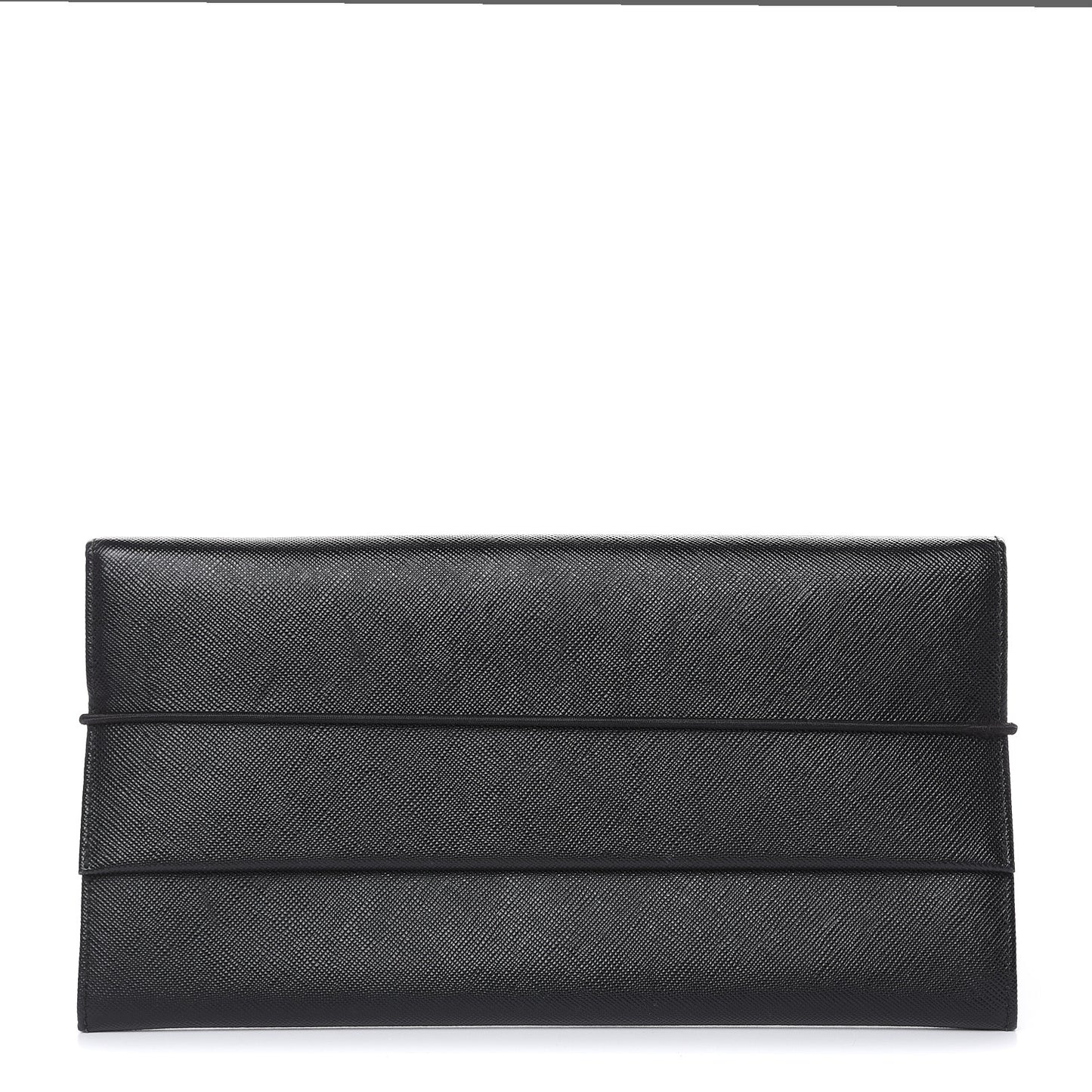 Saffiano Travel Wallet Black Rosso
