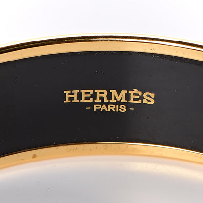 Hermes Enamel Printed Astrologie Nouvelle Wide Bracelet 62 5 of 6