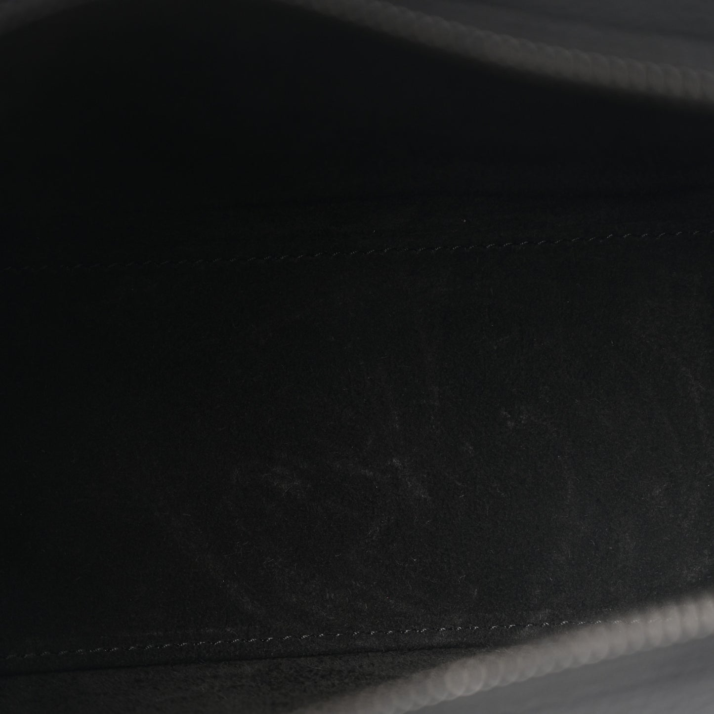 Drummed Calfskin Nano Luggage Black