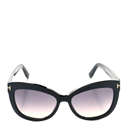 Tom Ford Acetate Alistair Cat Eye Sunglasses TF524 Black 2 of 8