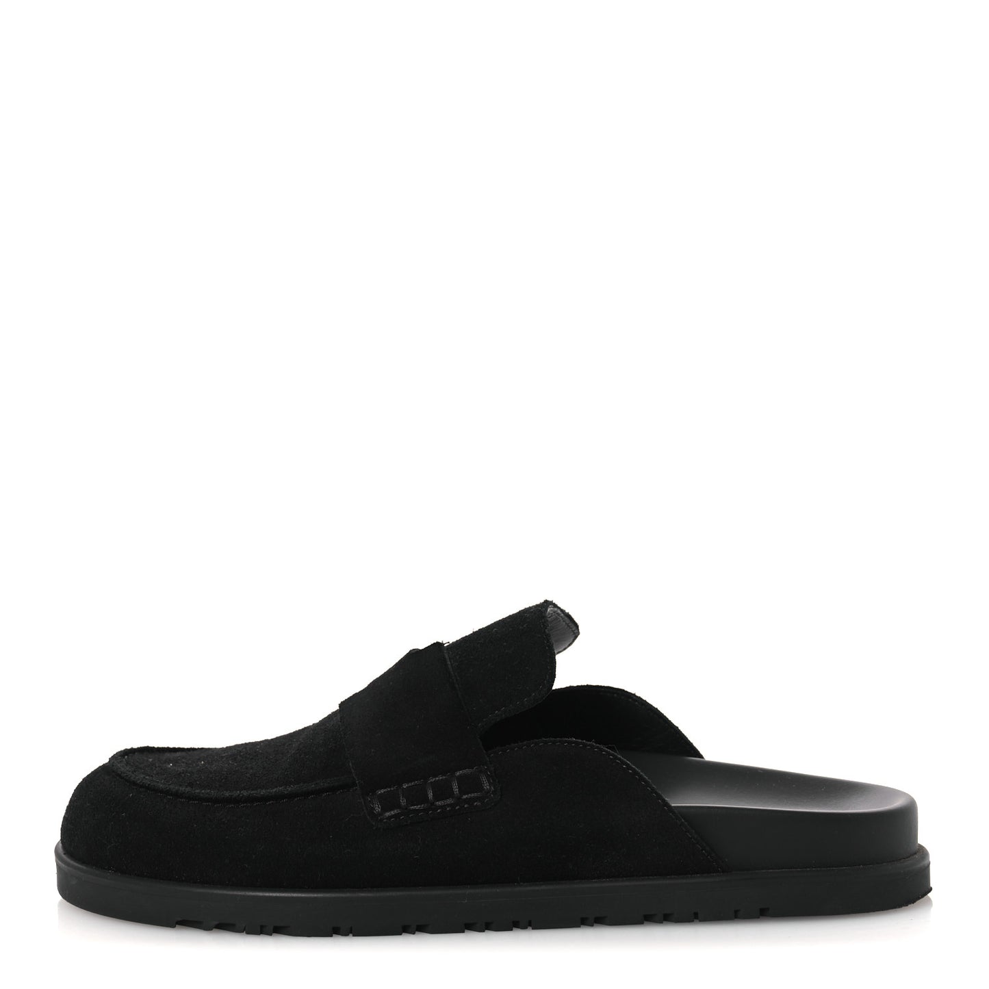 Suede Calfskin Go Mules 39 Black