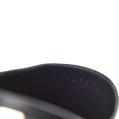 Chanel Lambskin Grosgrain Cap Toe CC Mules 39 Black 9 of 11
