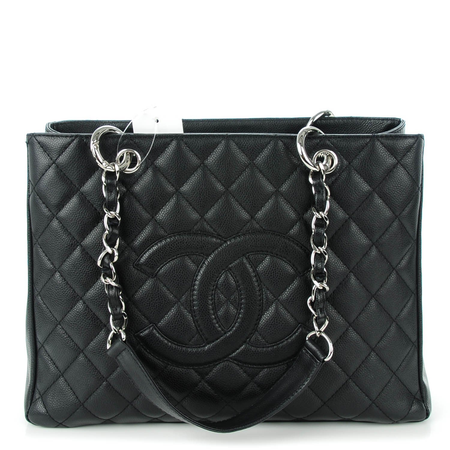 Chanel Caviar Quilted Grand Shopping Tote GST Black 1 of 7