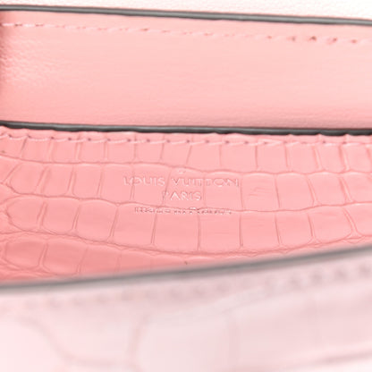 Louis Vuitton Alligator Mini Twist Shoulder Bag Rose Nacre Pink 6 of 9
