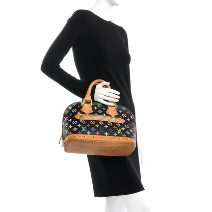 Louis Vuitton Monogram Multicolor Alma Black 2 of 14