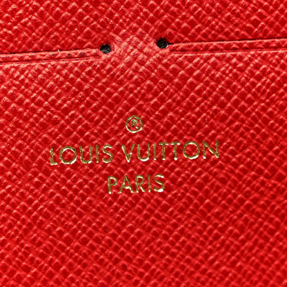 Louis Vuitton Damier Ebene Clemence Wallet Cherry 6 of 7