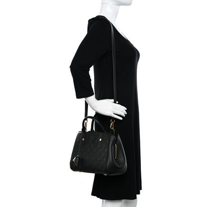 Louis Vuitton Empreinte Montaigne BB Black 2 of 10