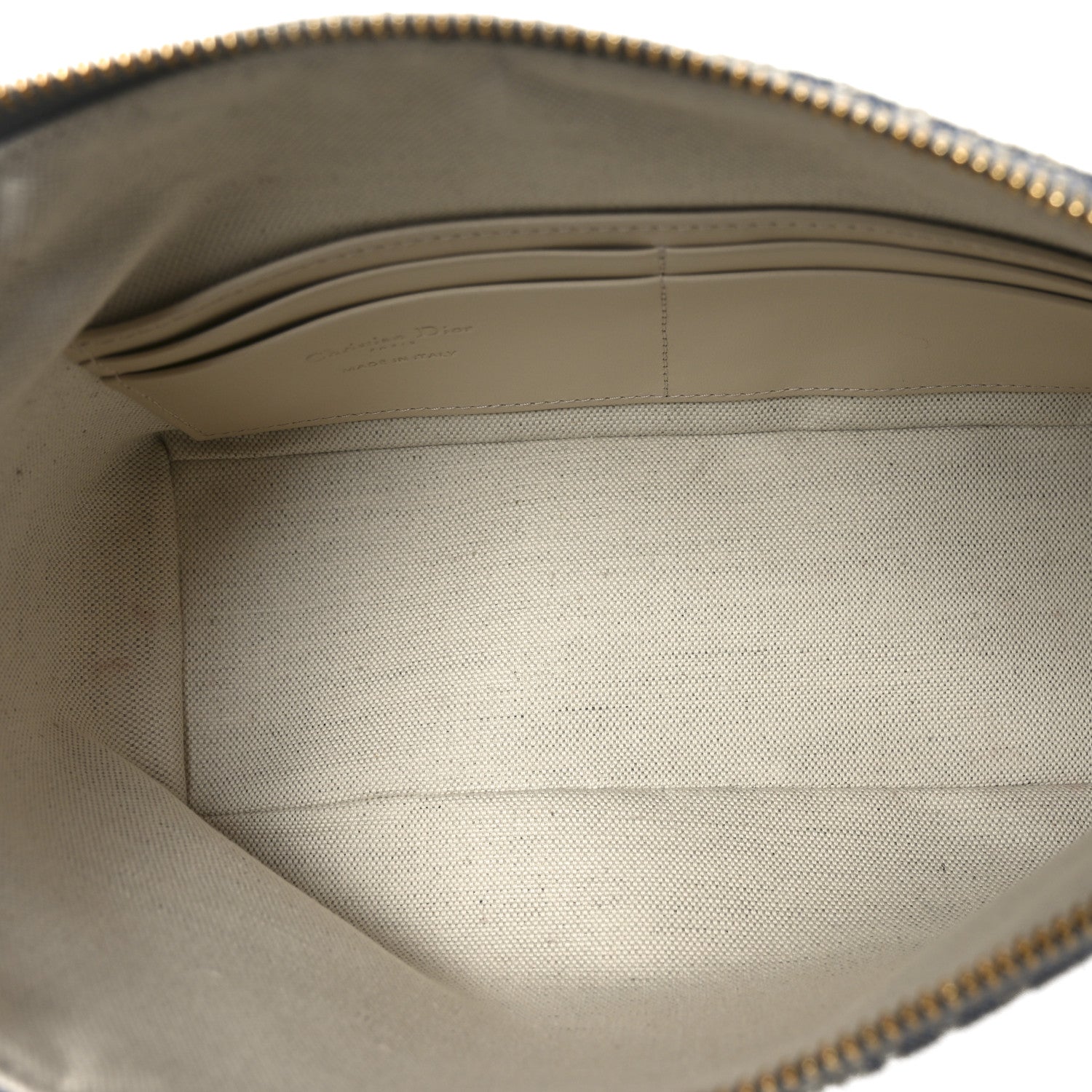 Christian Dior Chambray Raffia Effect Oblique DiorStar Hobo Bag Blue Light Biscuit 5 of 10