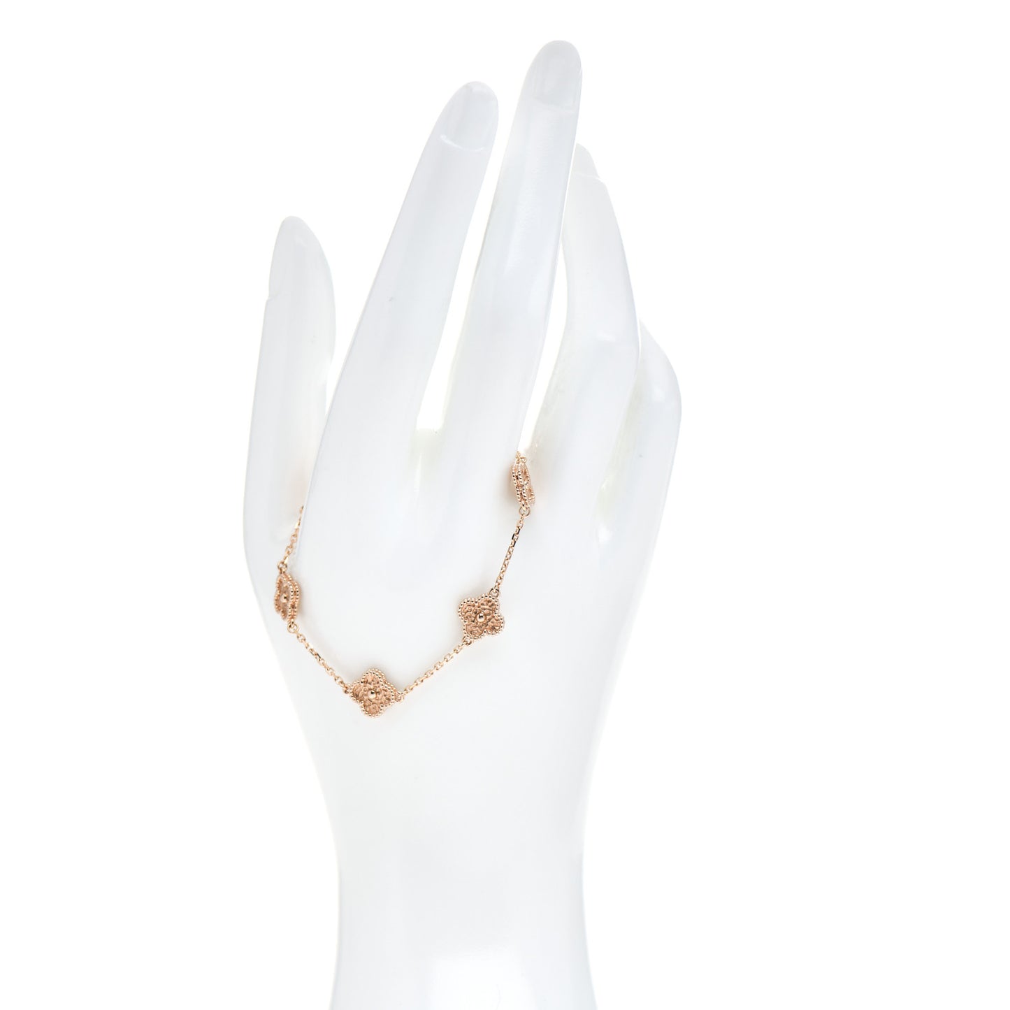18K Rose Gold 6 Motifs Sweet Alhambra Bracelet