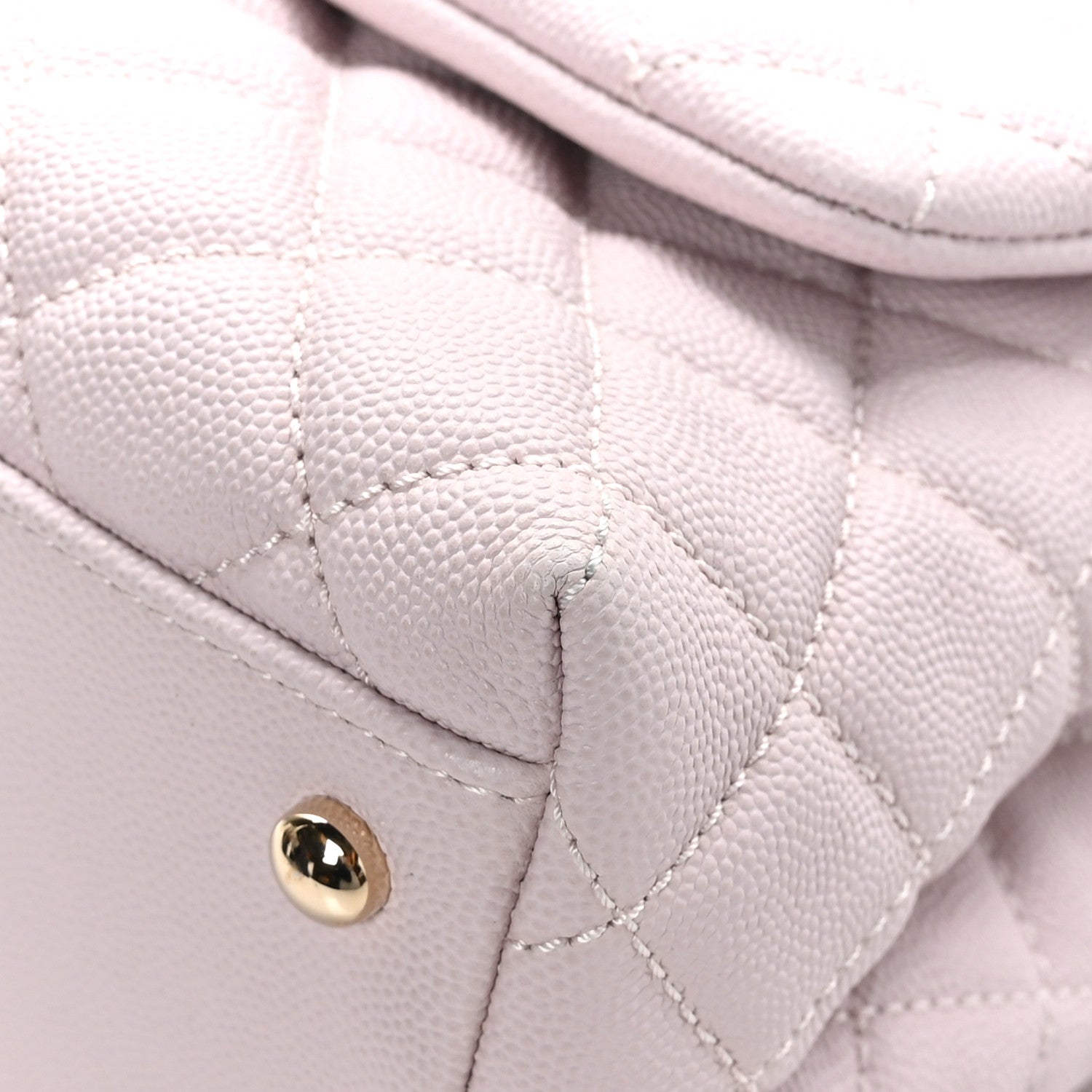 Chanel Caviar Quilted Small Coco Handle Flap Lilas Lilac 9 of 11