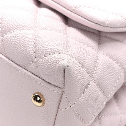 Chanel Caviar Quilted Small Coco Handle Flap Lilas Lilac 9 of 11