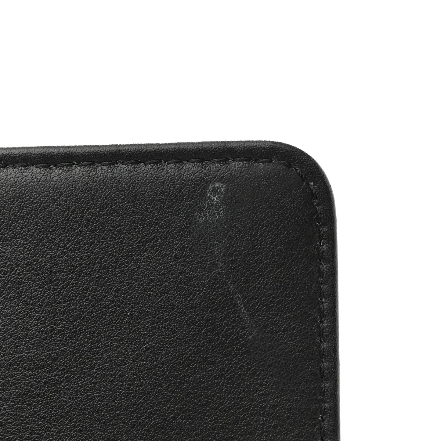 Calfskin Mini Propeller Flap Black