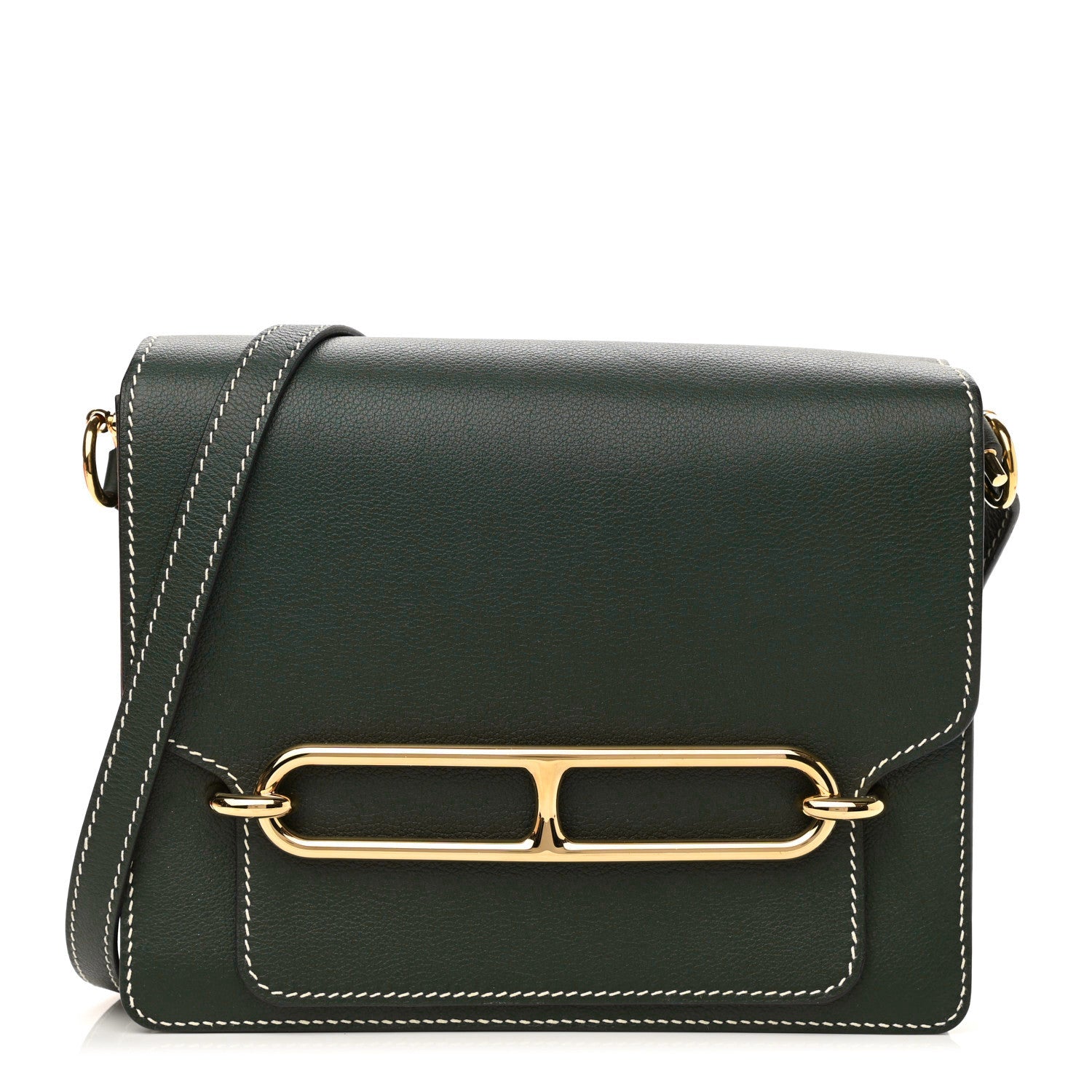 Hermes Evercolor Sac Roulis 23 Vert Titien 1 of 11