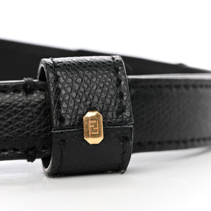 Fendi Vitello Cruise FF Diamonds 20mm Belt 90 36 Black 7 of 9