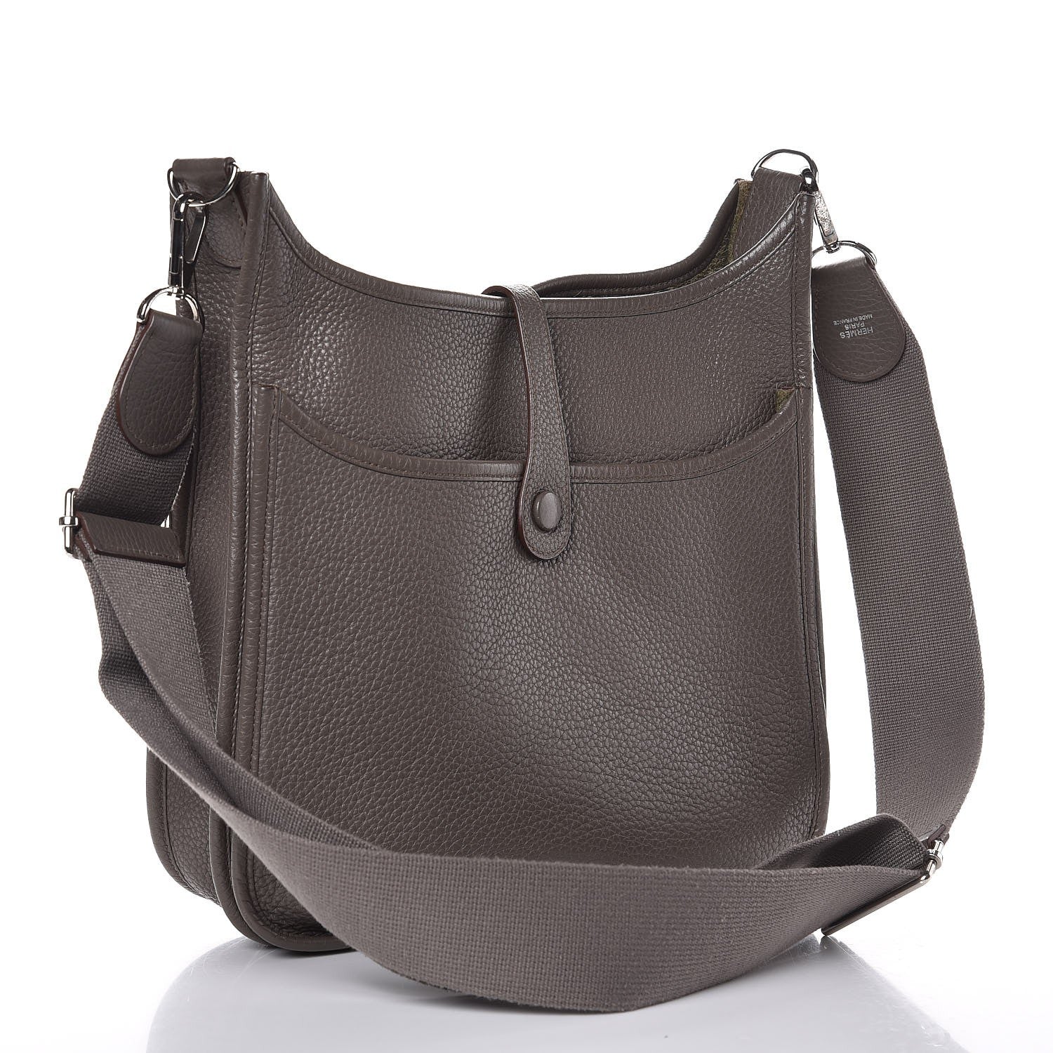 Hermes Taurillon Clemence Evelyne III PM Etain 3 of 12