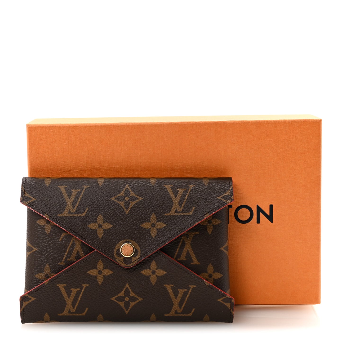 Monogram Medium Kirigami Pochette Insert Coquelicot
