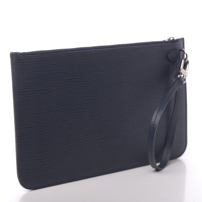 Louis Vuitton Epi Neverfull Pochette MM GM Indigo 3 of 6