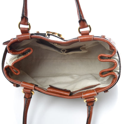 Gucci Monogram Medium GG Running Tote Orange 5 of 10