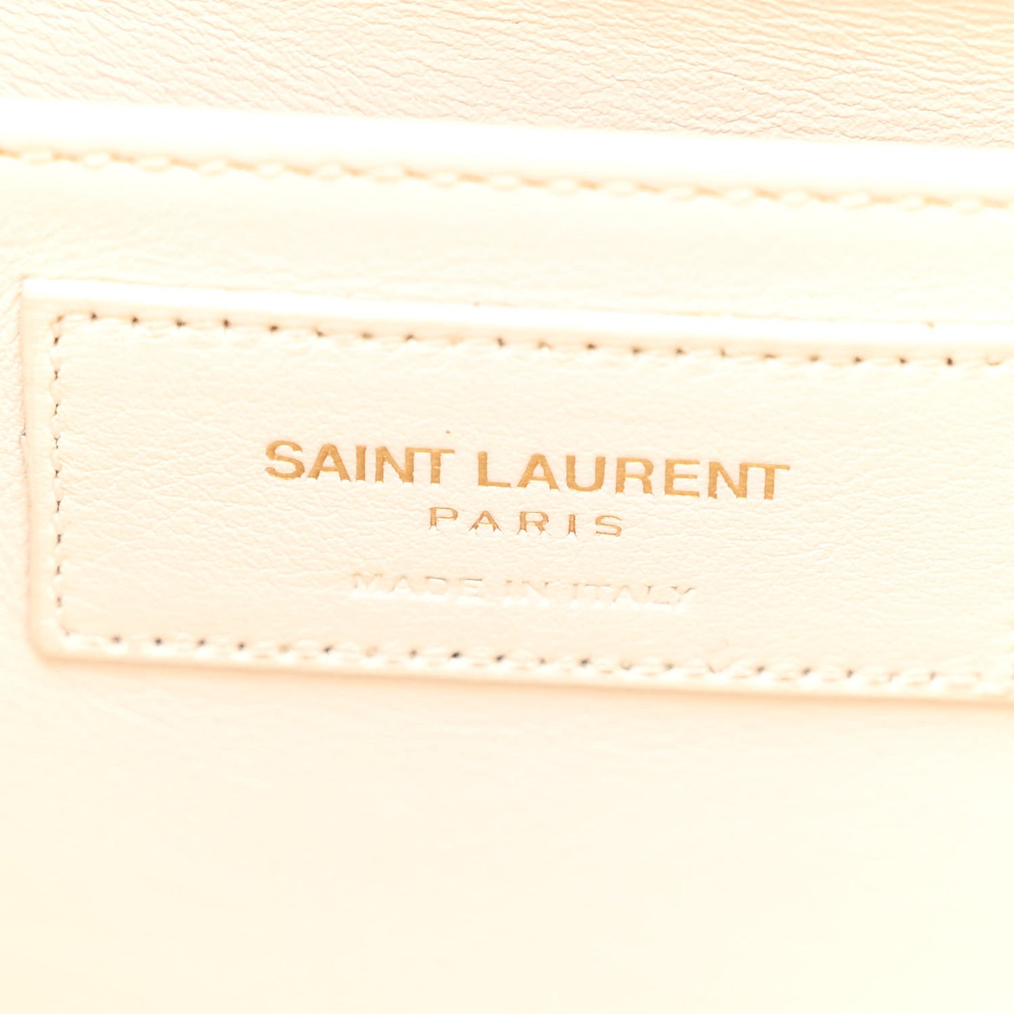 Calfskin Baby Monogram Cabas Dove White