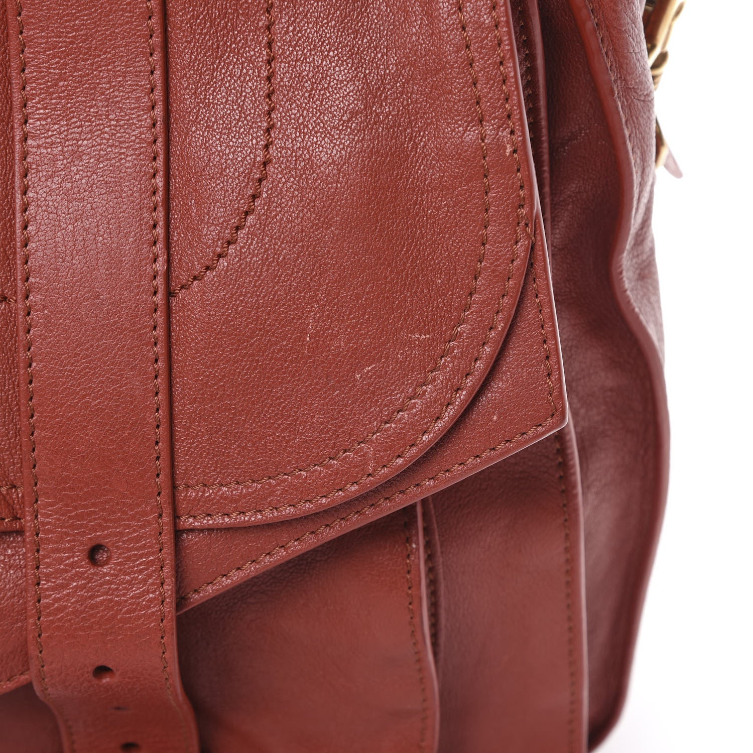 Proenza Schouler Lambskin PS1 Extra Large Satchel Mandarin Red 14 of 16