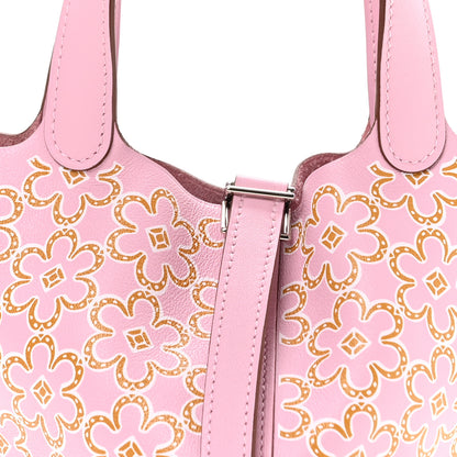 Hermes Swift Micro Lucky Daisy Picotin Lock Mauve Sylvestre 8 of 13