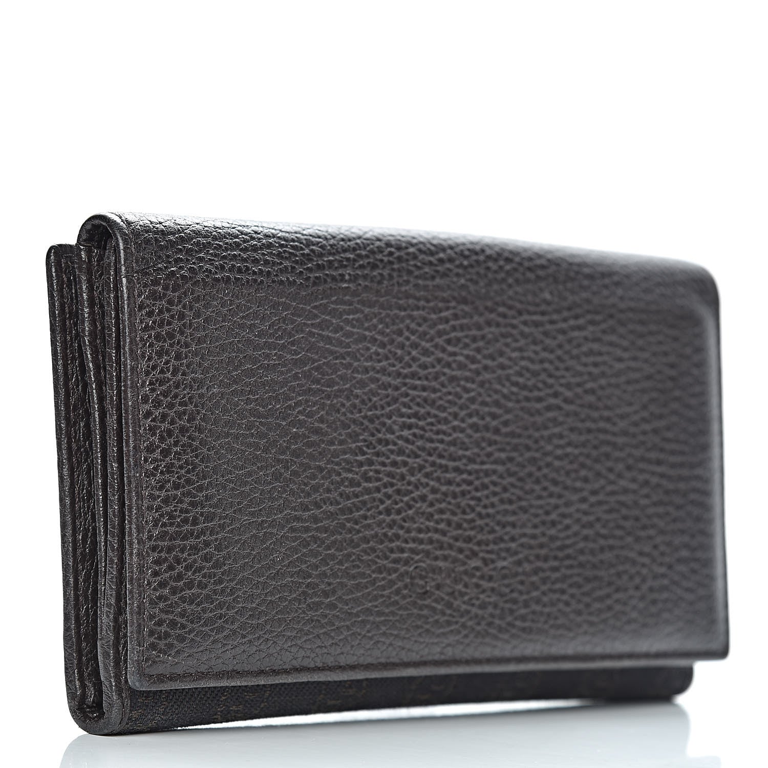 Gucci Monogram Calfskin Continental Wallet Brown 3 of 13