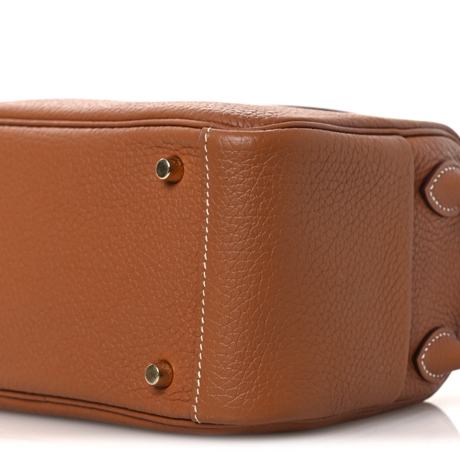 Hermes Taurillon Clemence Mini Lindy 20 Gold 10 of 14