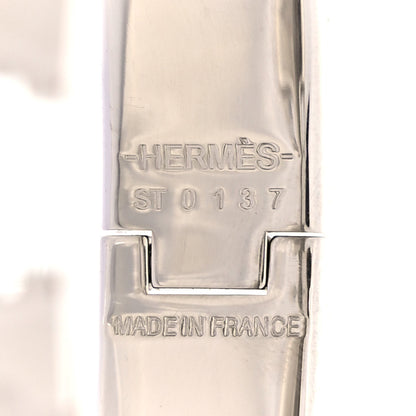 Hermes Enamel Narrow Clic Clac H Bracelet PM Rose Flamingo 4 of 8